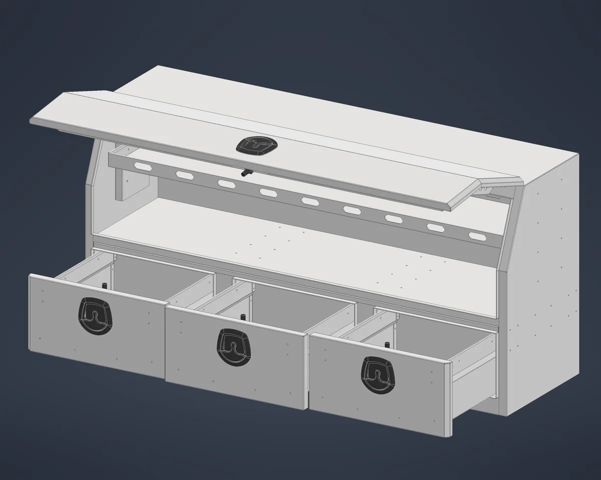 [SO-FO-156082] 1500 Side Full Opening Toolbox