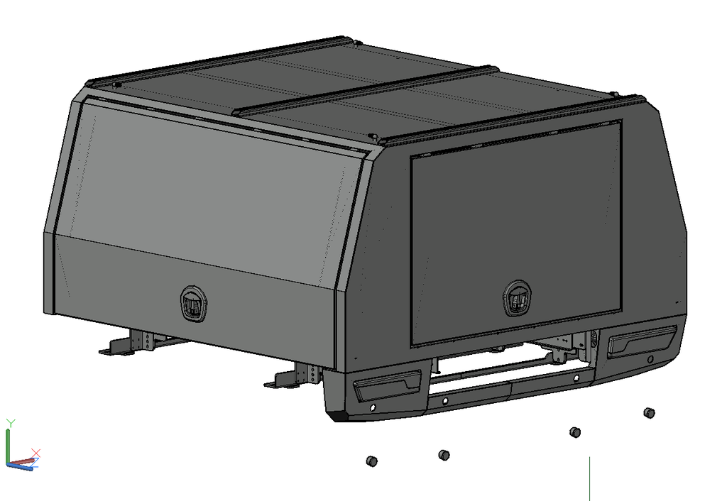[TBOX-INT-1750-3D] 1750mm Integrated Tray Toolbox - 3 Door