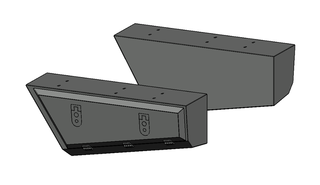 Under-Tray Side Toolbox 840mm