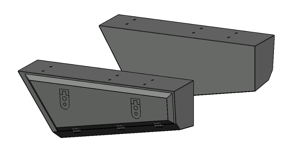 Under-Tray Side Toolbox 890mm