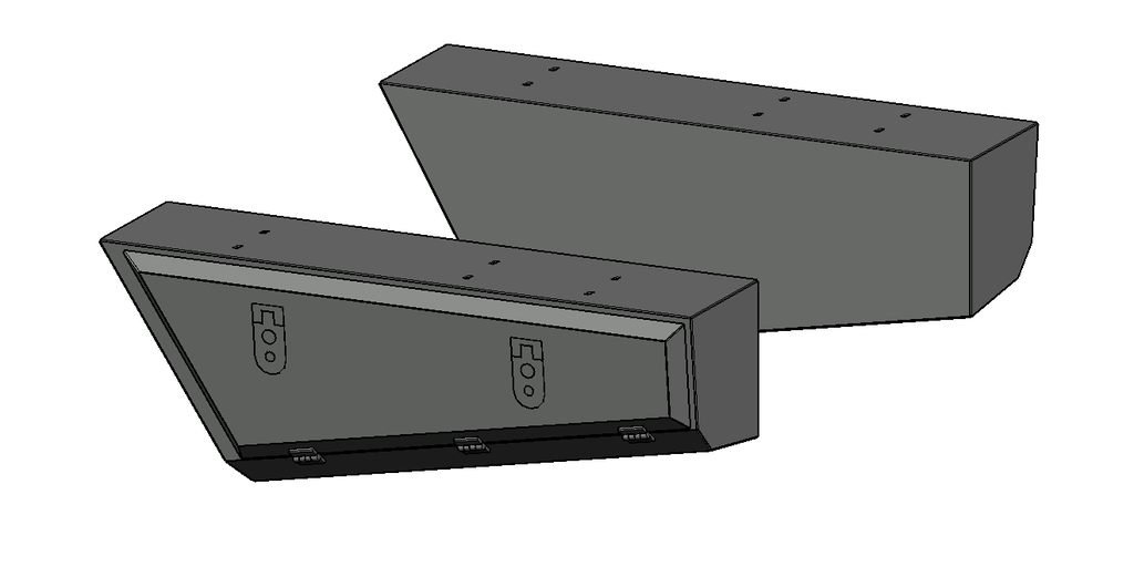 Under-Tray Side Toolbox 975mm