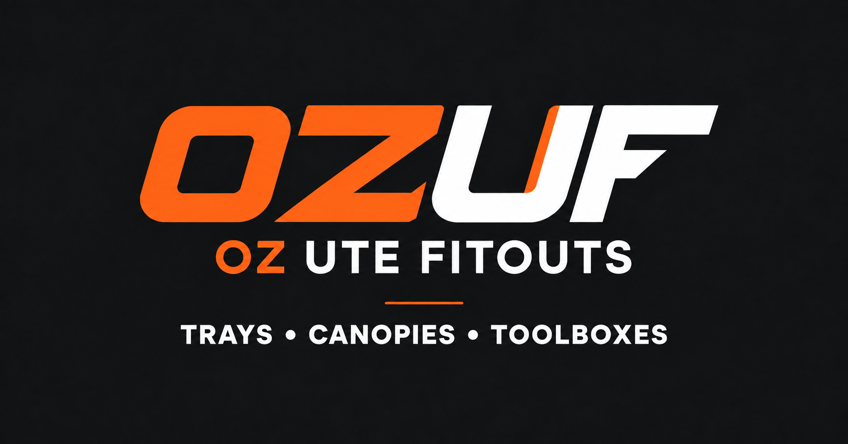 OZUF Gen 1 UltraRig tray with 1200 mm canopy in matte black